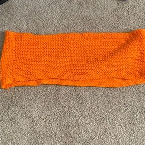 Abercrombie & Fitch Orange Infinity Scarf!